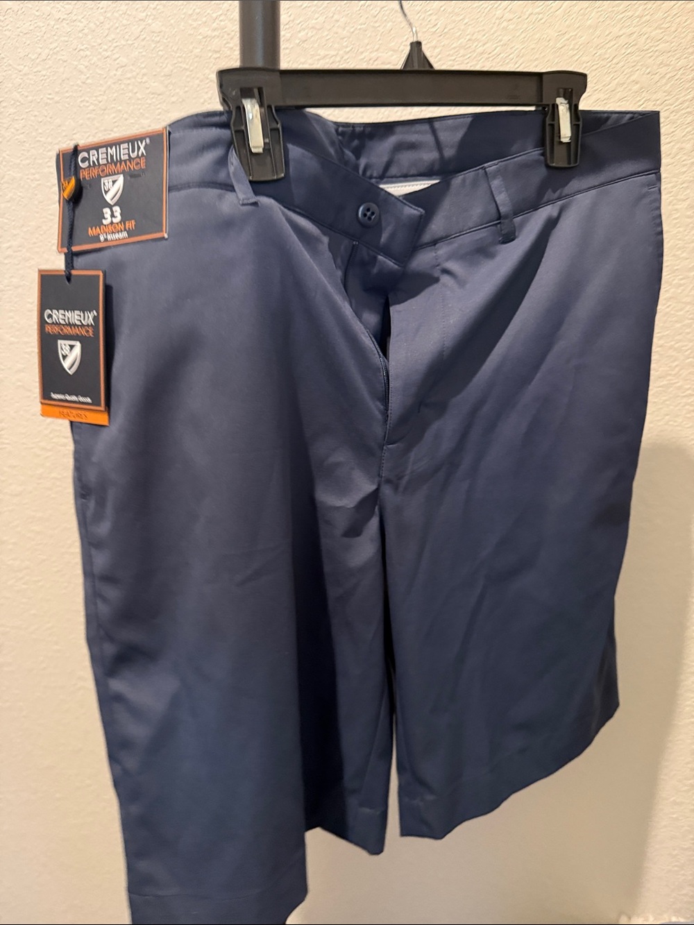 Daniel Cremieux Navy Performance Flat-Front Shorts